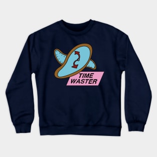 Time Waster Arcade Game Crewneck Sweatshirt